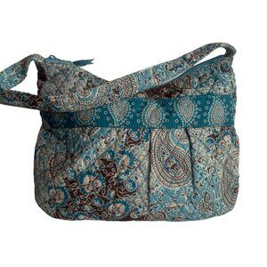 Lemon Hill Blue Paisley Shoulder Bag